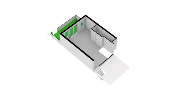 Floorplan - Watergeusstraat 4a, 3025 HS Rotterdam